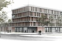 © Schwinde Archtikten perspektivische Entwurfszeichnung