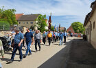 Festumzug zur offiziellen Eröffnung der Staatsstraße 2216.