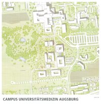 Lageplan Universität Medizin © Staatliches Bauamt Augsburg